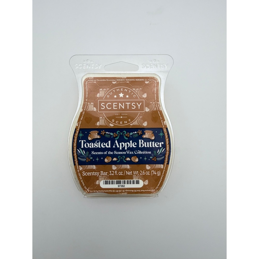 Scentsy Toasted Apple Butter  Fragrance Scented  Bar Wax‎ Melts New